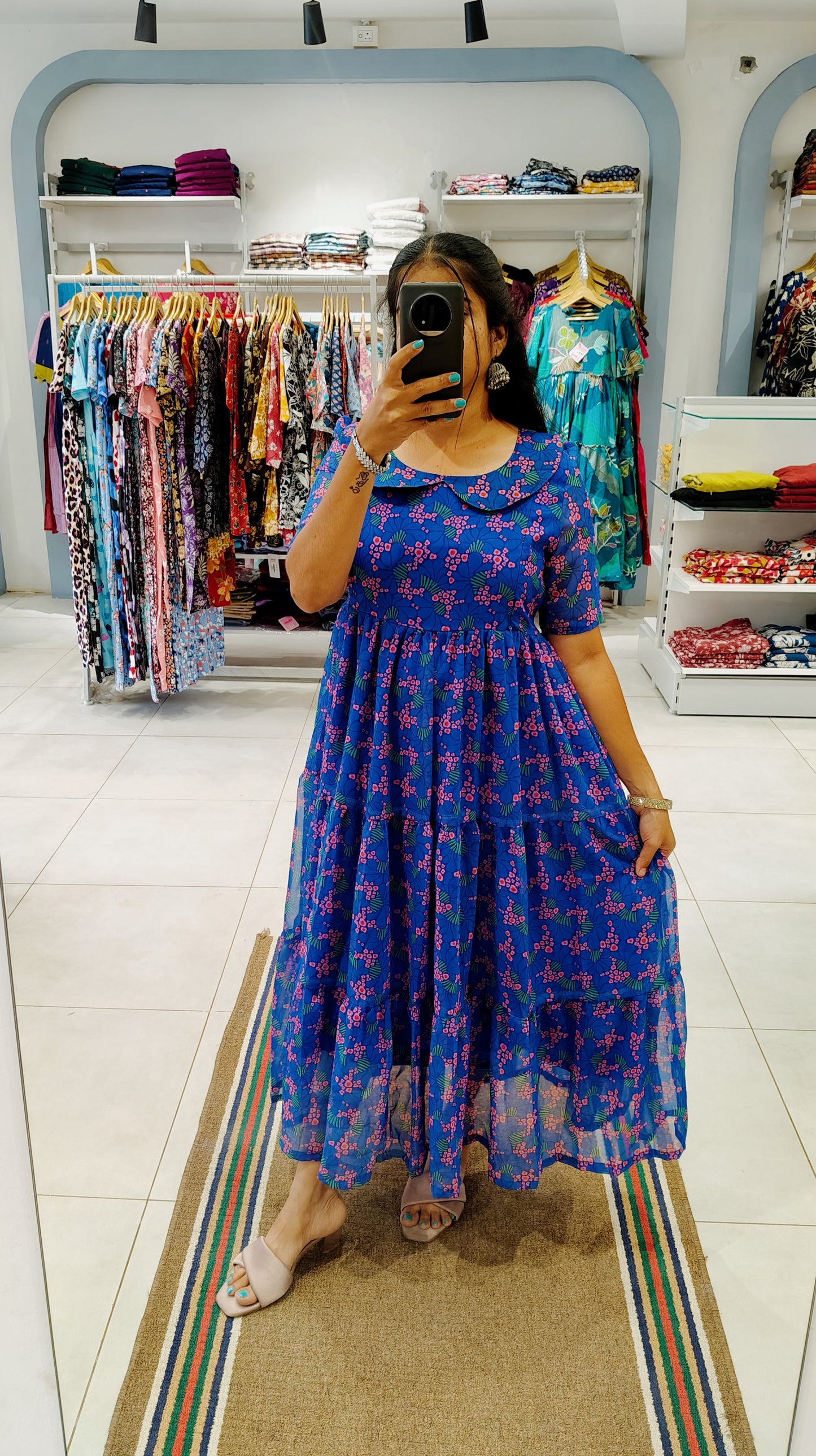 Georgette Maxi (Feeding) With Lining