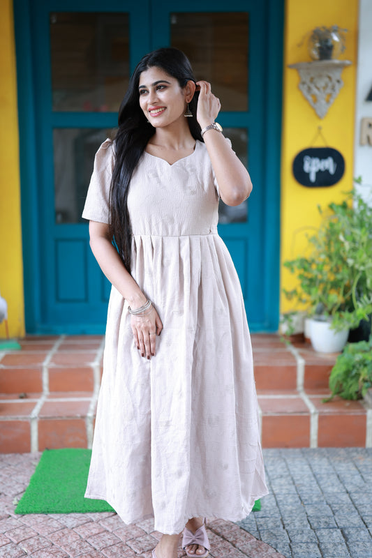 FESTIVE SPECIAL Premium Popcorn Embroidery Maxi with lining FC0151