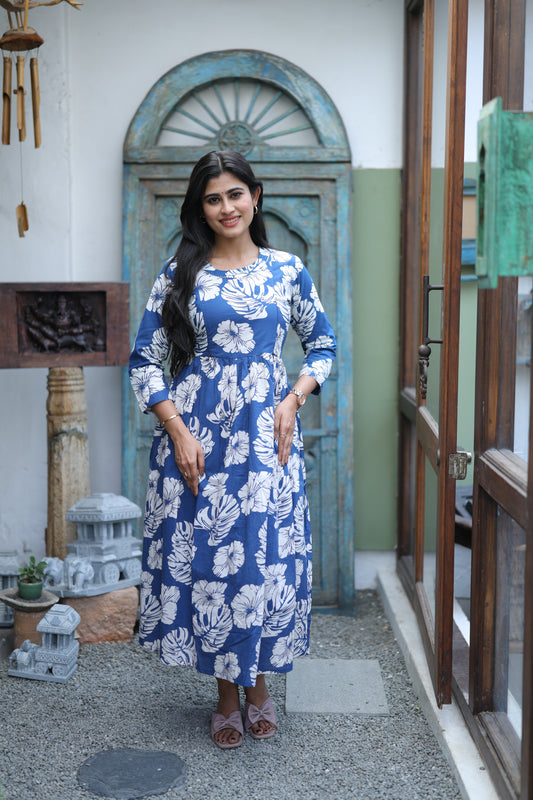 Pure cotton Maxi with lining-Budget Buy ( Feeding/Non Feeding)FC0052