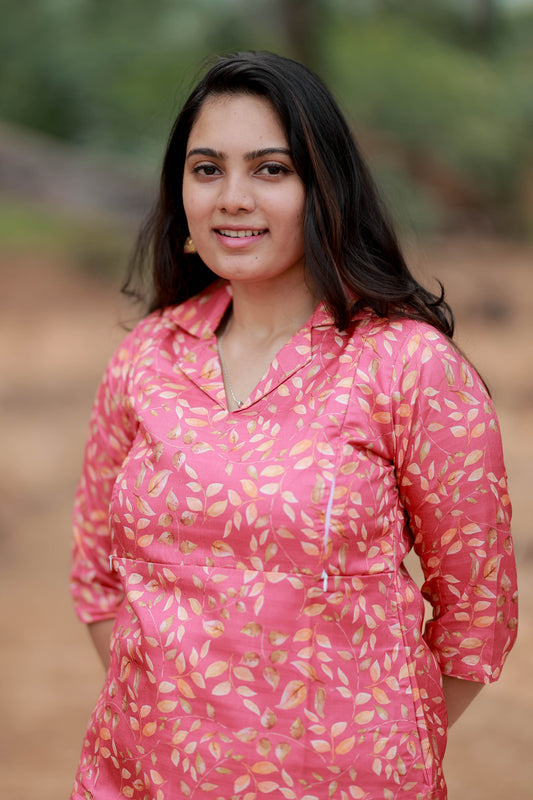 Premium Banarasi Digital Printed Coord Set- Feeding (With Lining) FC0124