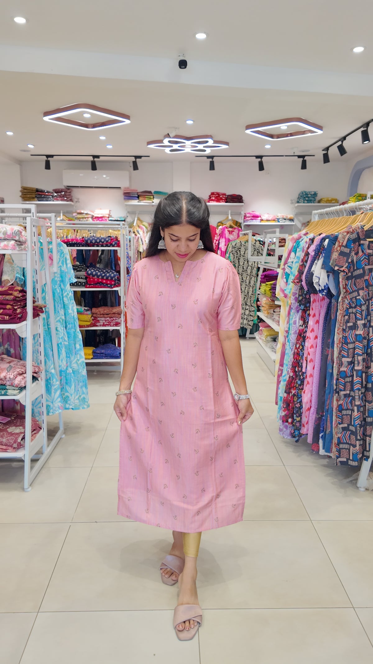 Premium Raw Silk Kurti (With Lining) Non-Feeding