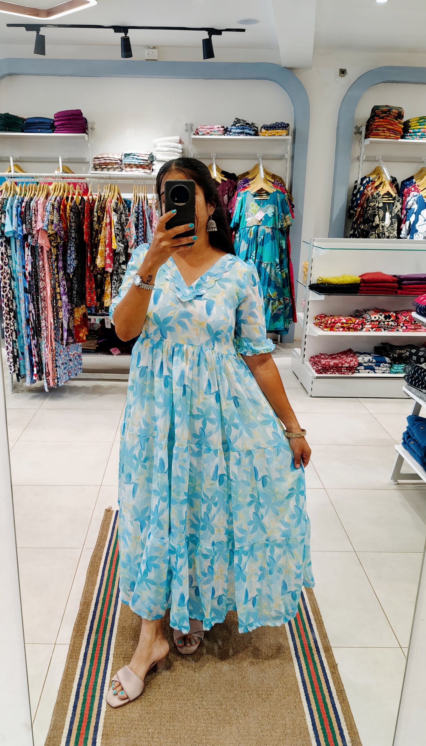 Georgette Maxi (Non-Feeding) With Lining