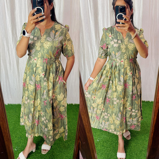 Premium Vatican Cotton Maxi ( with cotton Lining ) Feeding/Non Feeding FC0081