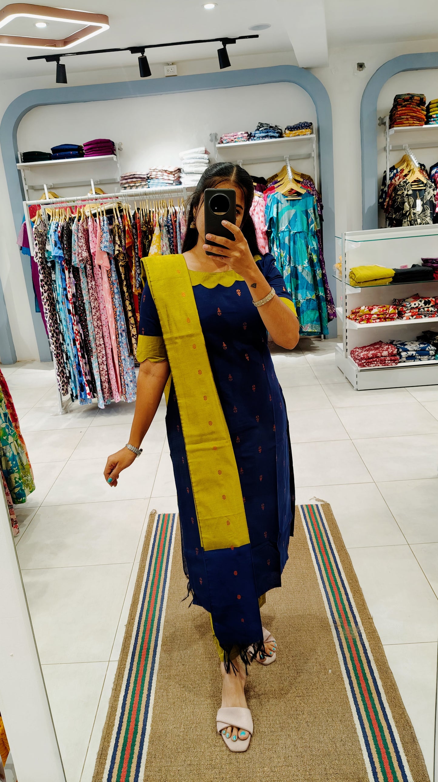 Premium Raw Silk Salwar Set-(Top,Bottom,Duppatta)-Non Feeding Only