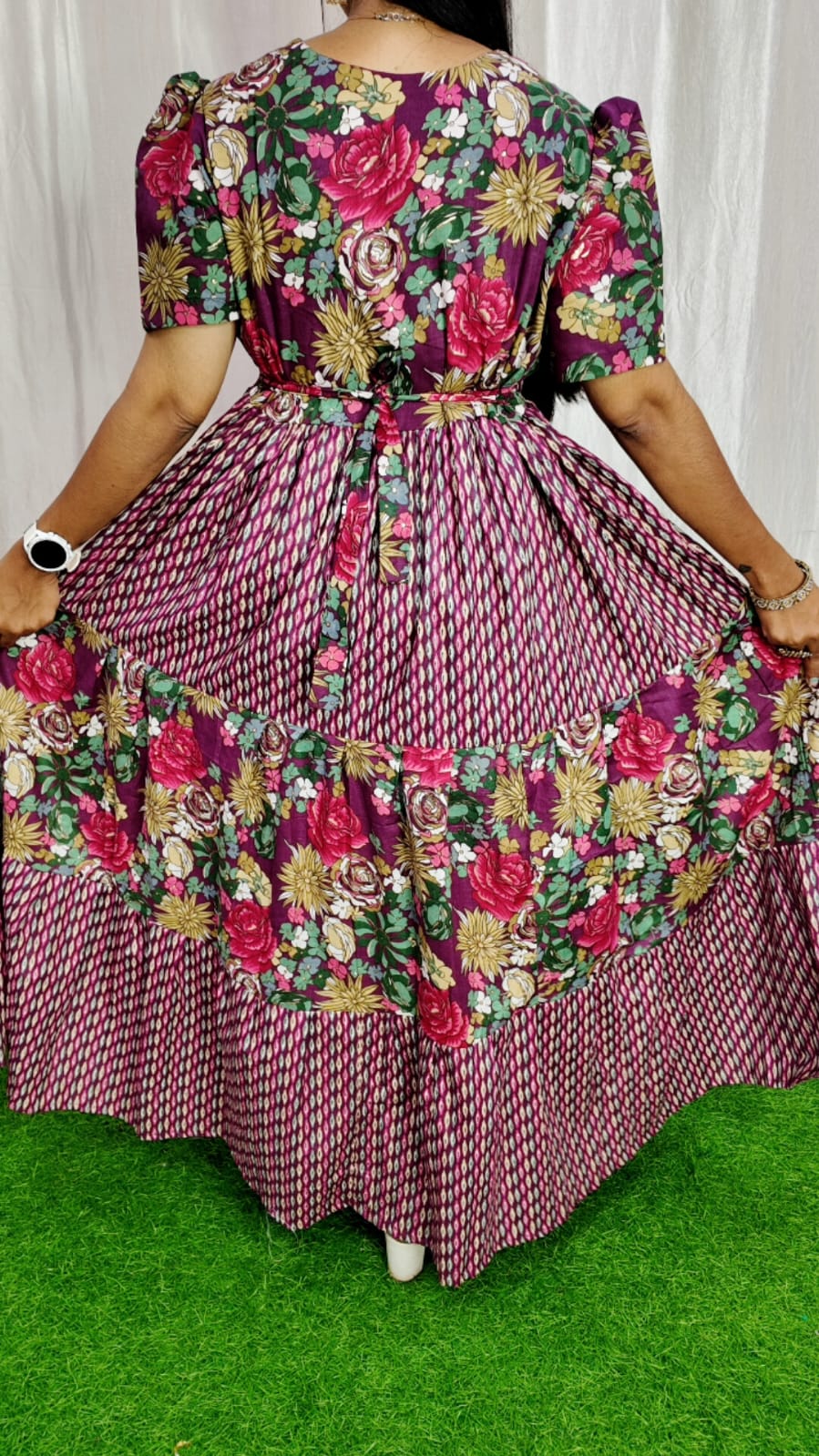 Premium Cotton Fabric Maxi and Duppata with Cotton lining FC0099