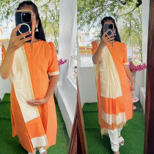 Feeding/Maternity - Vishu Special Premium 3pc Suit Sets