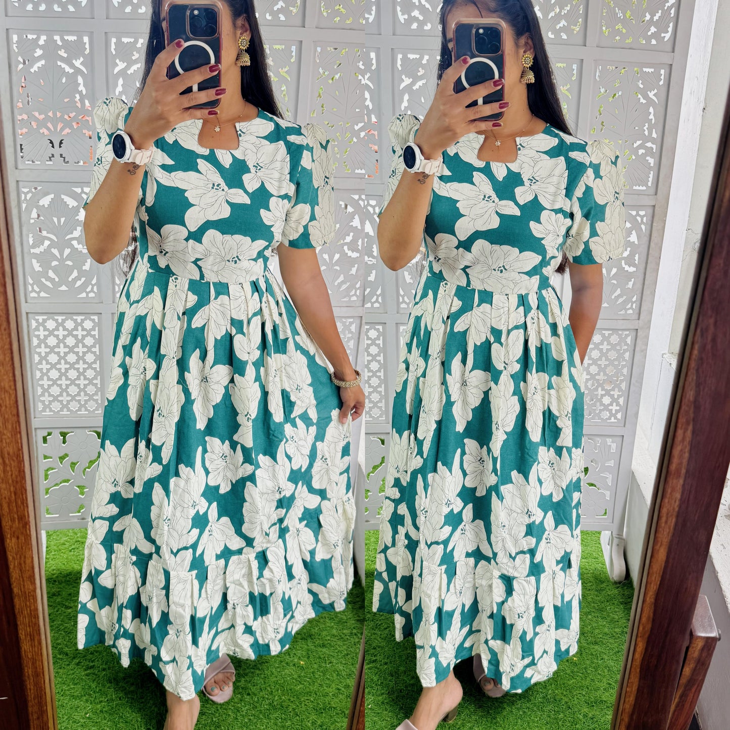 Feeding/Non Feeding Premium Cotton Flex Maxi ( with cotton Lining ) FC0145