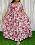 FESTIVE SPECIAL Feeding/Non feeding- Premium Vatican Fabric 3-tier Maxi with Chest lining 006 FESTIVE SPECIAL Feeding/Non feeding- Premium Vatican Fabric 3-tier Maxi with Chest lining 006
