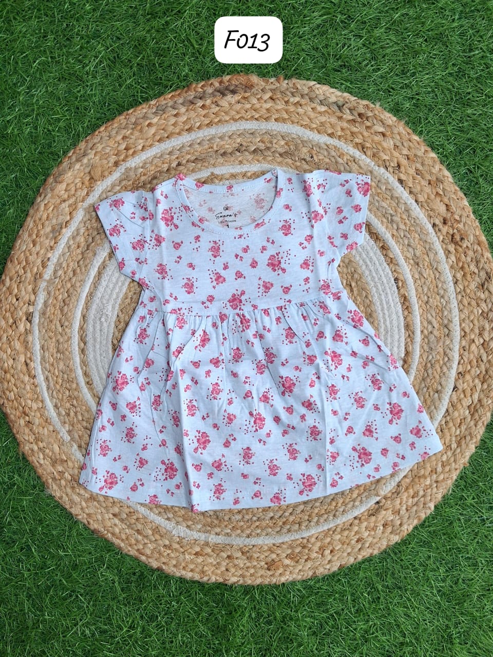 Fr013-Buy 5 @600/- free ship. Adorable Baby frocks ❤️