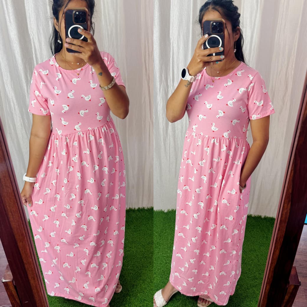 Cotton Loungewear Maxi (Non feeding)FLN052
