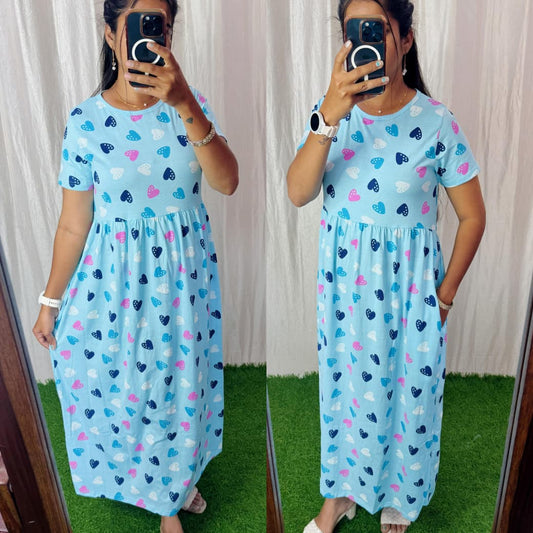 Cotton Loungewear Maxi (Non feeding) FLN056
