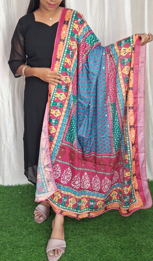 Buy 1 Get 1 Free Party wear Georgette Dress with Duppata ( Non Feeding only)