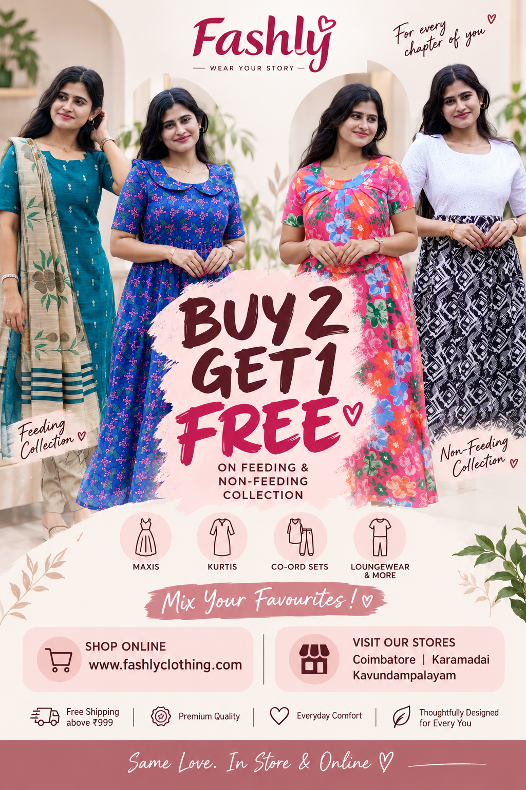 Maternity/Feeding Collections Buy 2 Get 1 Free 🛍️