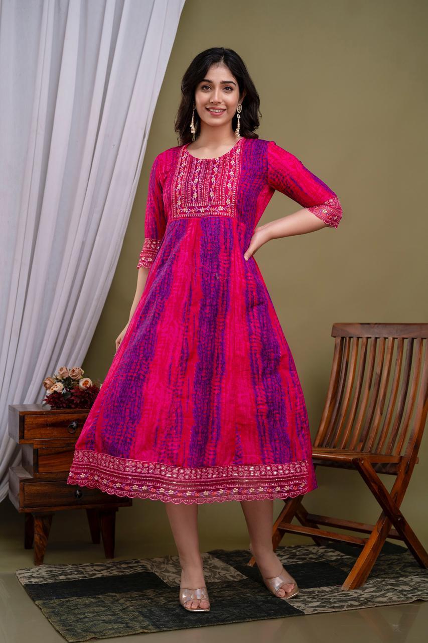 Anarkali Kurti-Non feeding