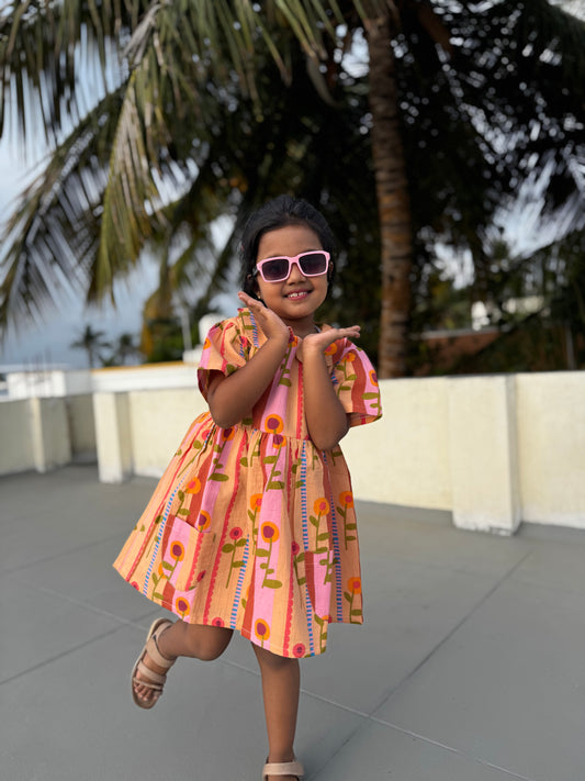 Girls Casual Short Frocks