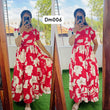 DM006 Feeding/Non Feeding Premium 3 tier Delta crepe Maxi ( with Lining )
