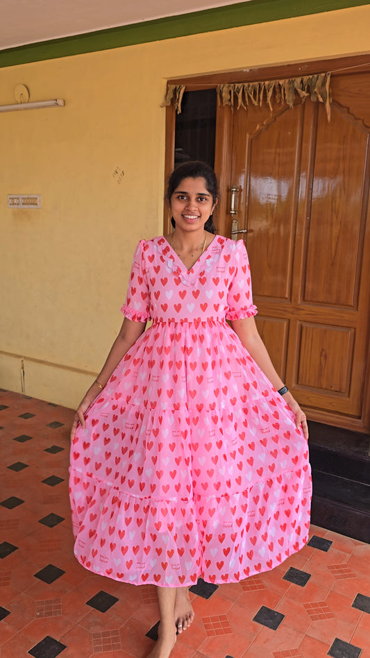 Georgette Maxi (Non-Feeding) With Lining