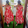 DM004 Feeding/Non Feeding Premium 3 tier Delta crepe Maxi ( with Lining )