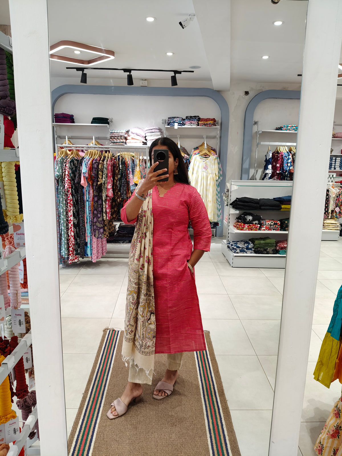 Premium Ethnic Salwar Set-(Top,Bottom,Duppatta)-Non Feeding Only