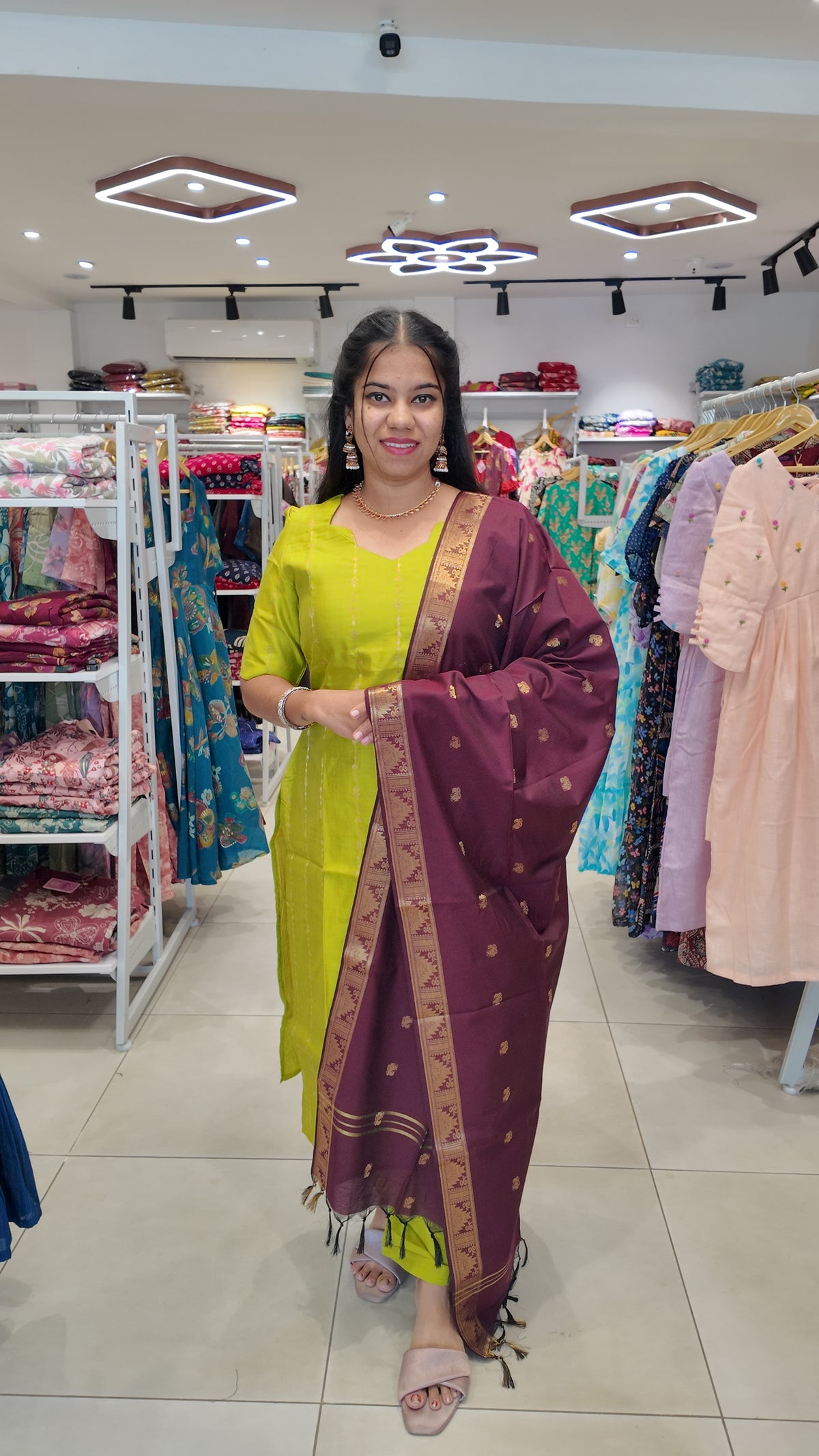 Premium Raw Silk Salwar Set-(Top,Bottom,Duppatta)-Non Feeding Only