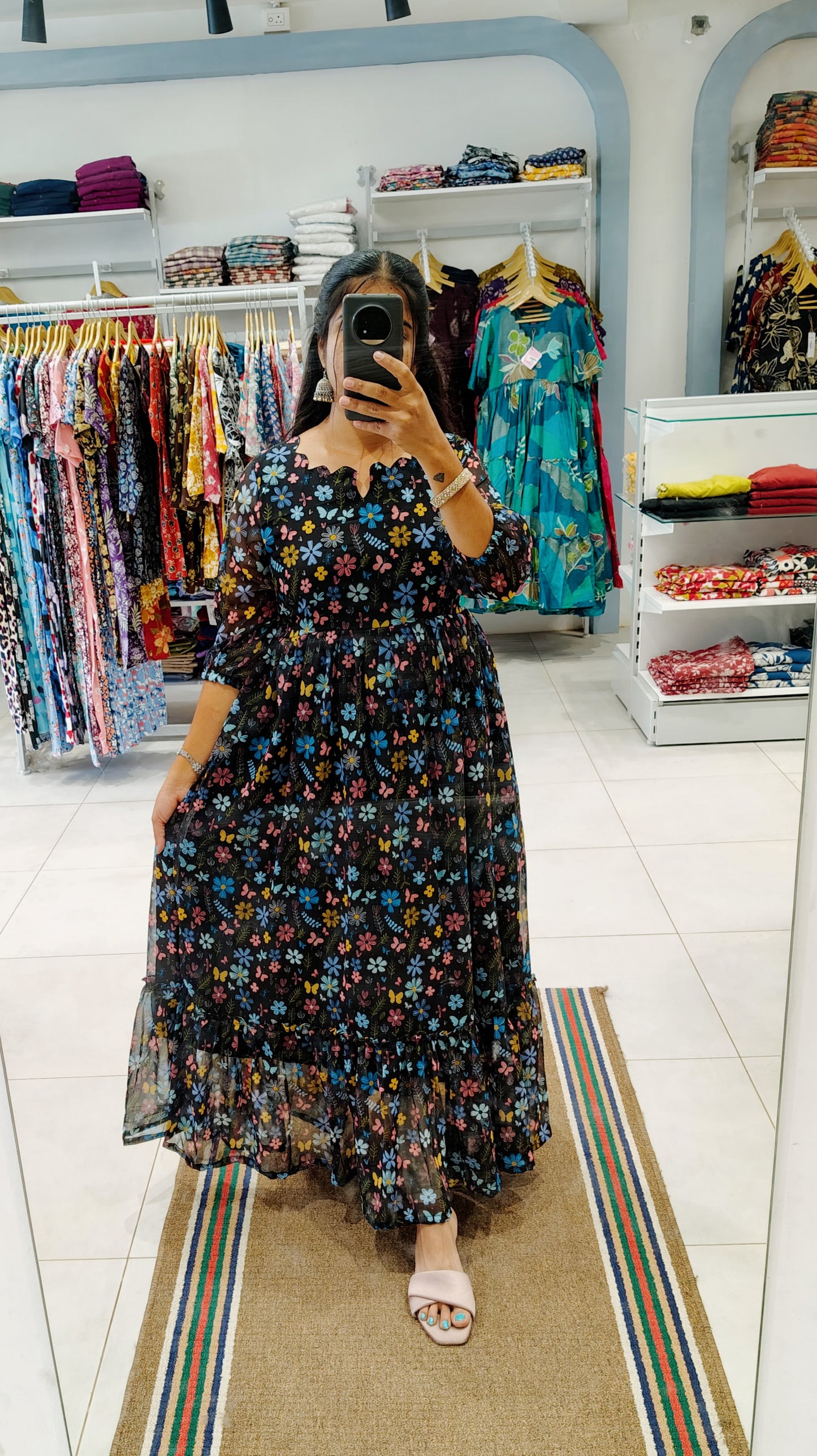 Georgette Maxi (Non-Feeding) With Lining