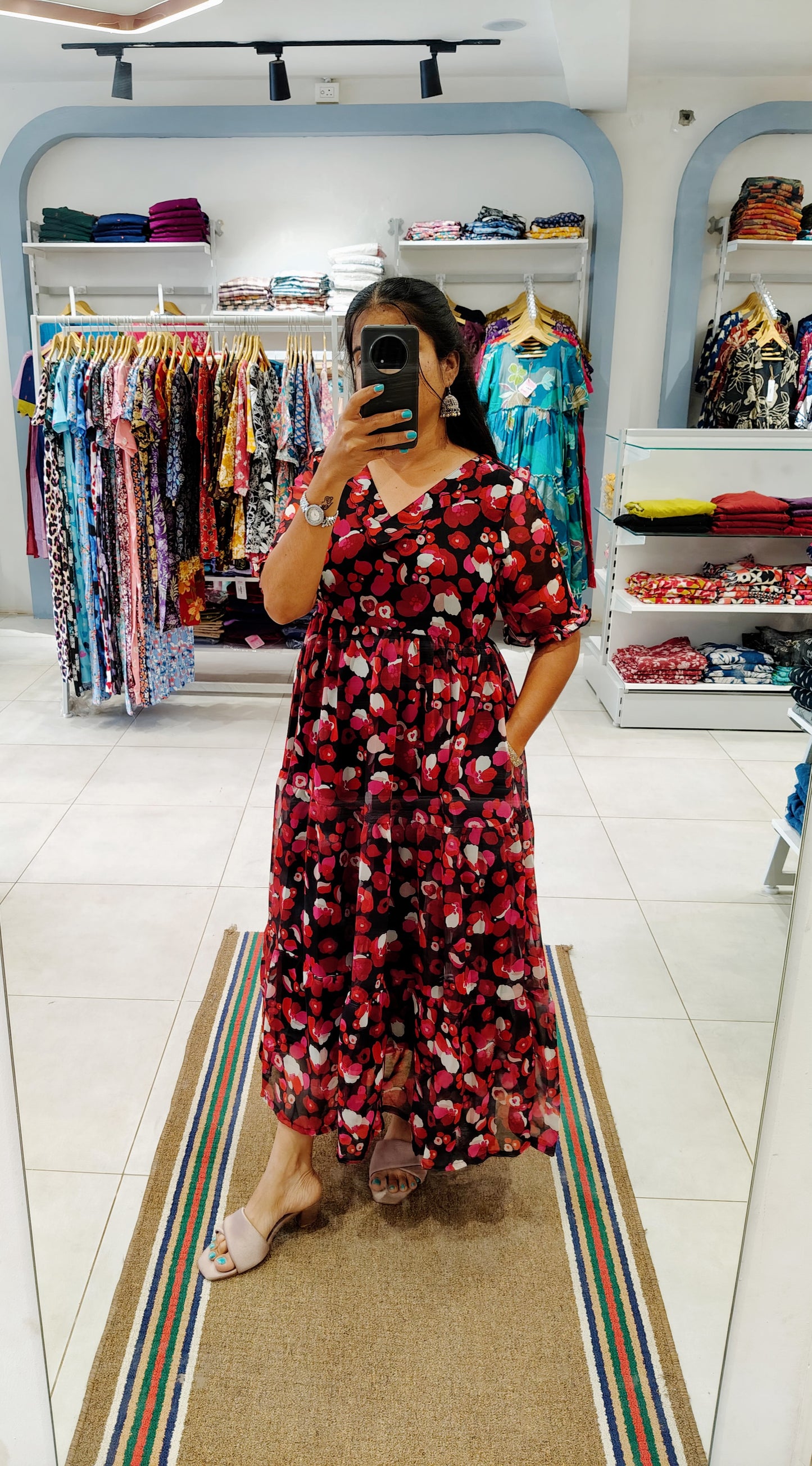 Georgette Maxi (Non-Feeding) With Lining