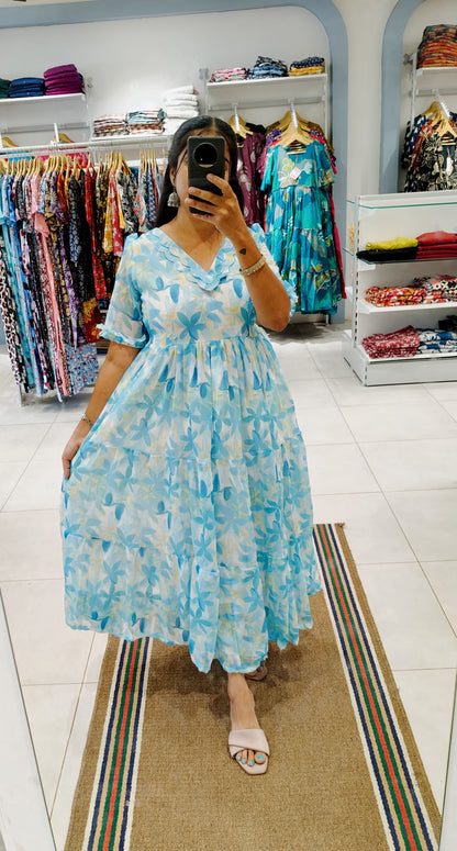 Georgette Maxi (Non-Feeding) With Lining