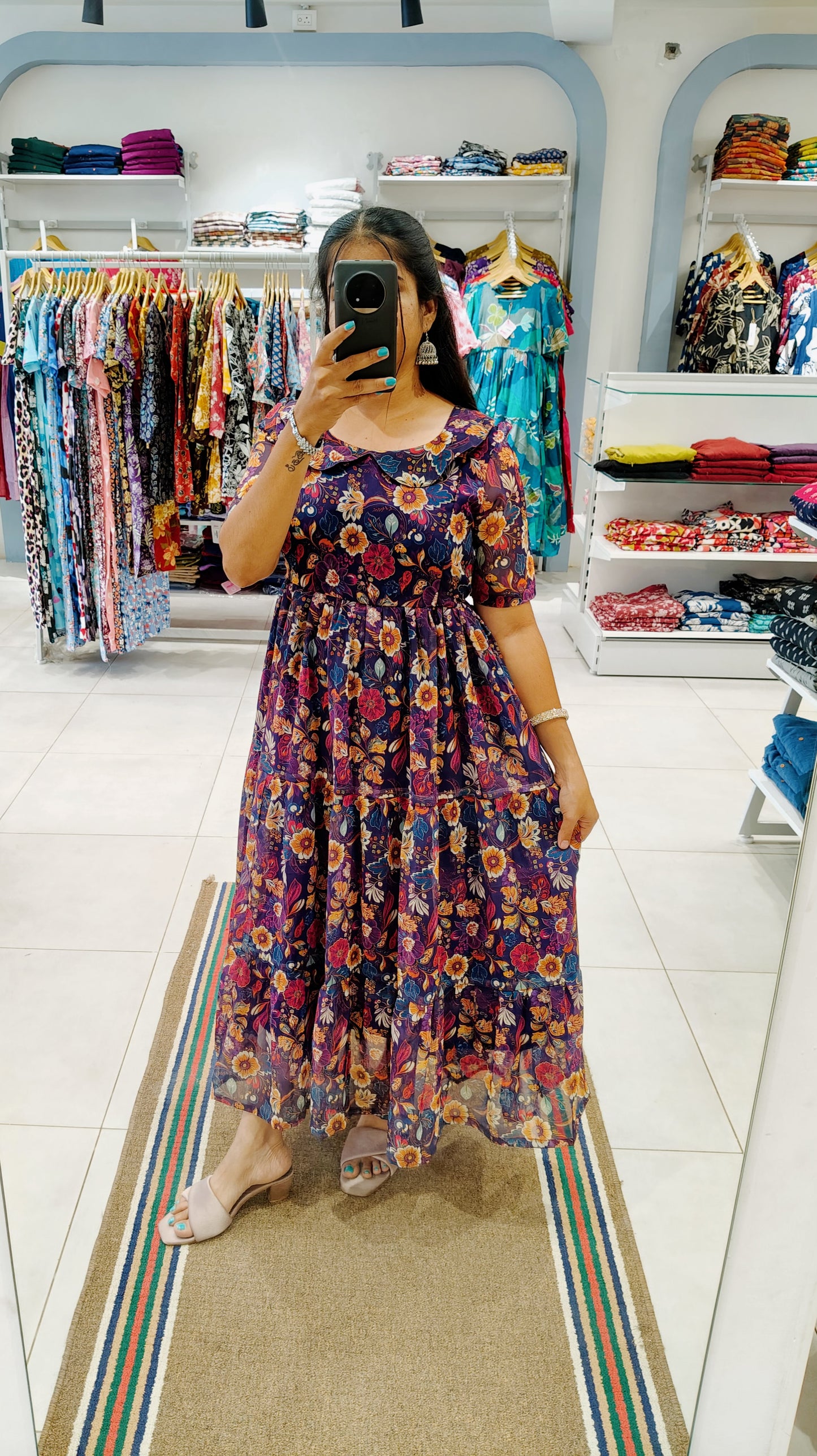 Georgette Maxi (Feeding) With Lining
