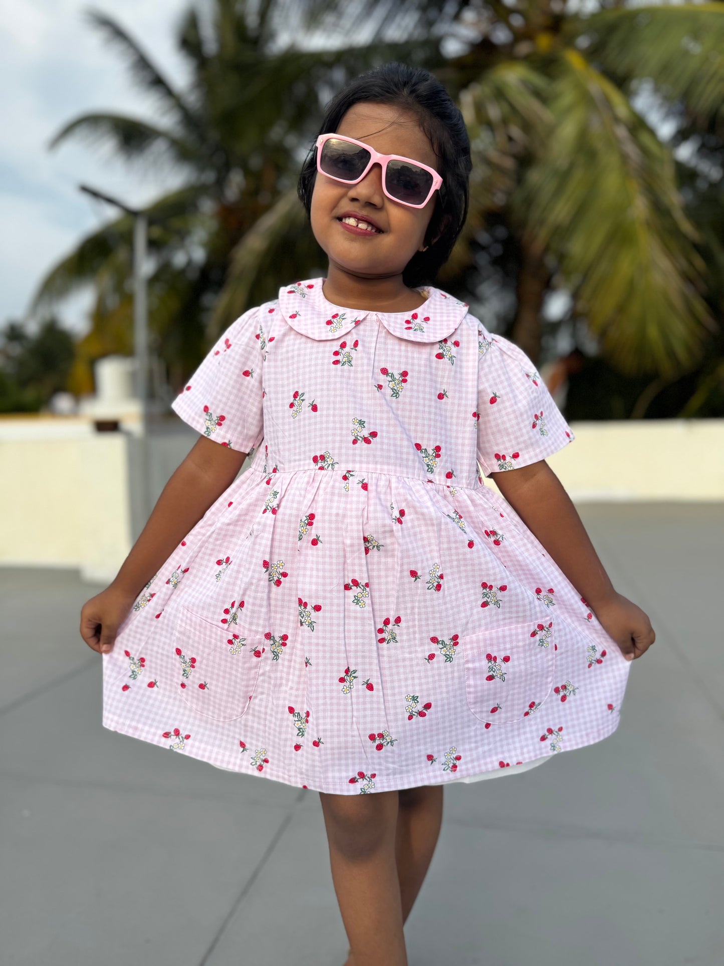Girls Casual Short Frocks