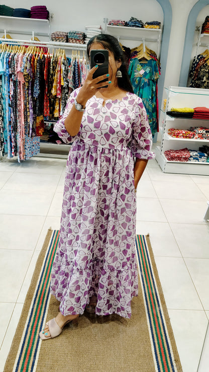 Georgette Maxi (Non-Feeding) With Lining
