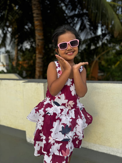Girls Casual Short Frocks | Sleeveless