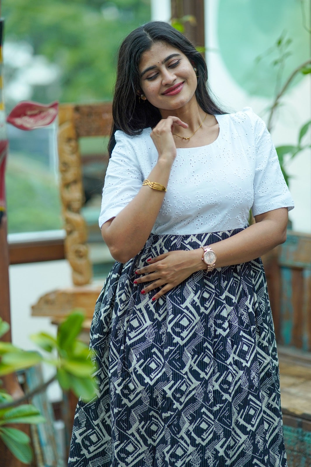 Premium Hakoba with Cotton Maxi ( with cotton Lining ) [Exclusive Non-Feeding]