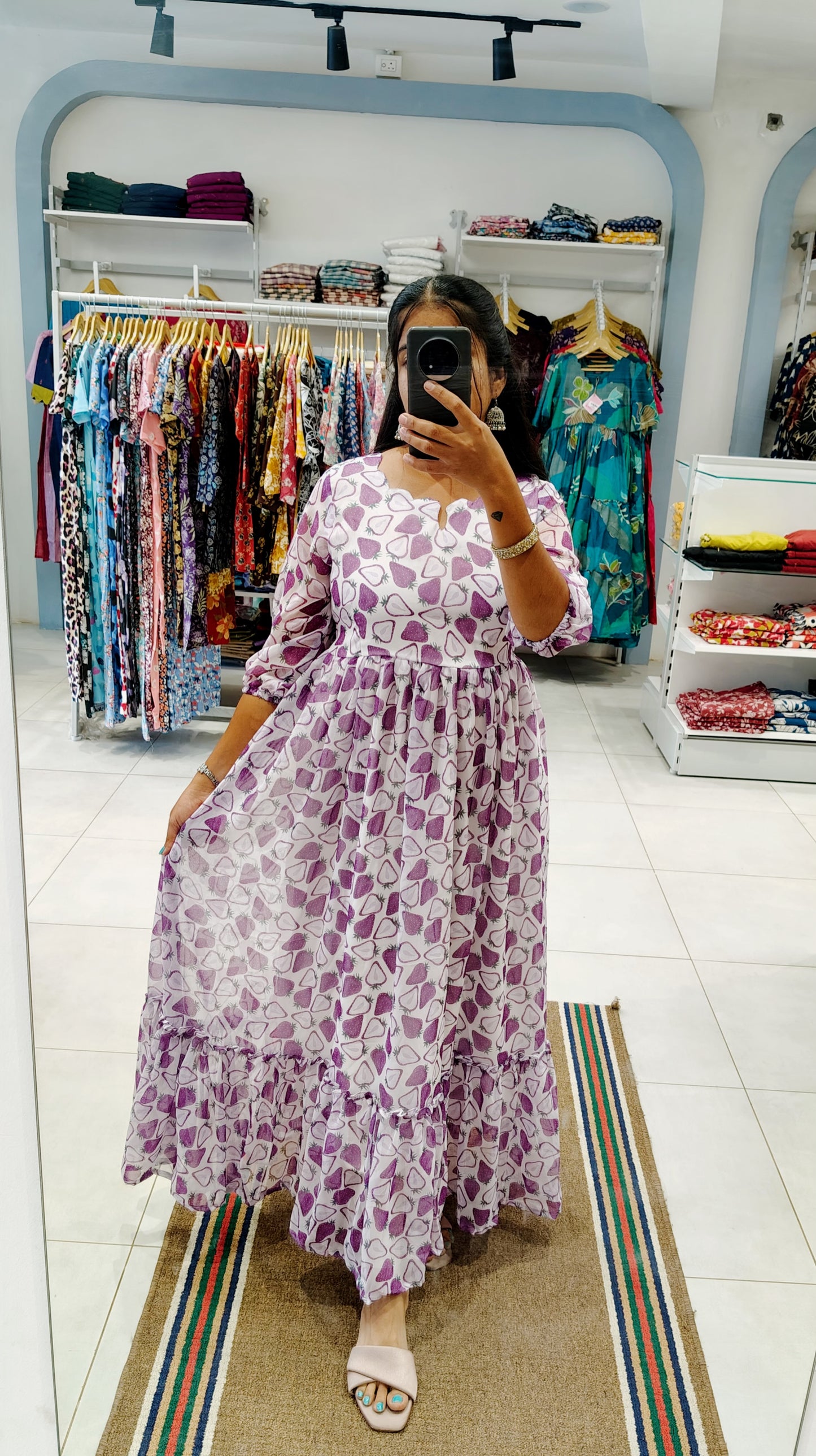 Georgette Maxi (Non-Feeding) With Lining
