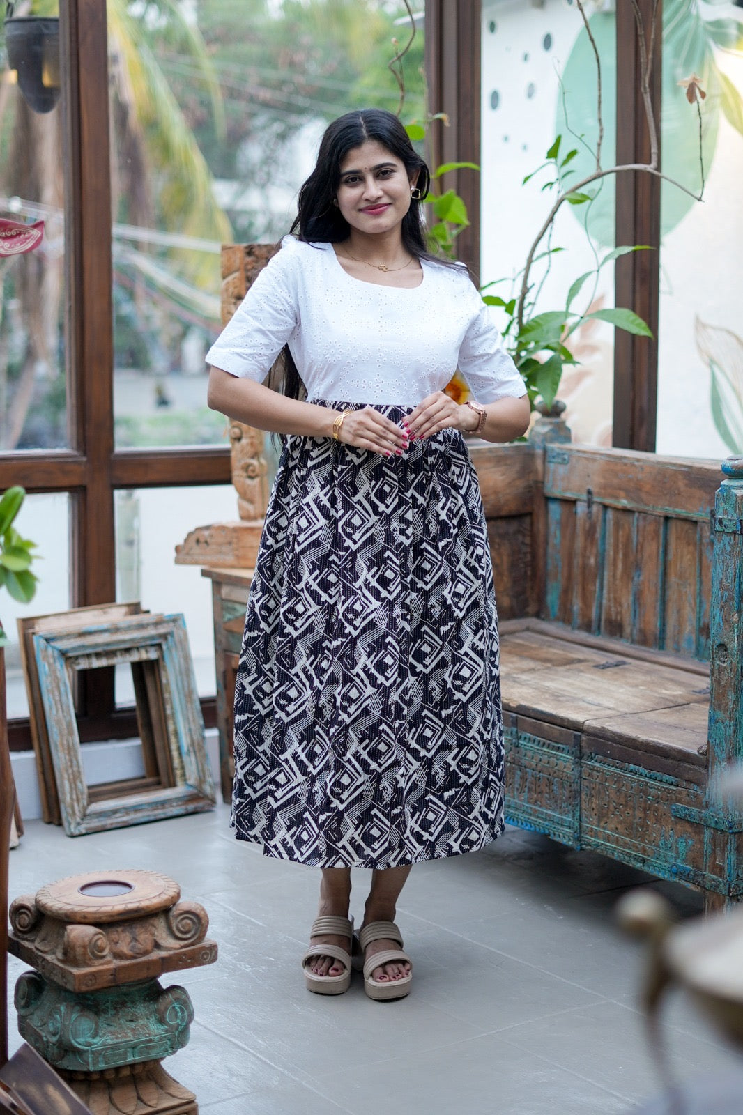 Premium Hakoba with Cotton Maxi ( with cotton Lining ) [Exclusive Non-Feeding]