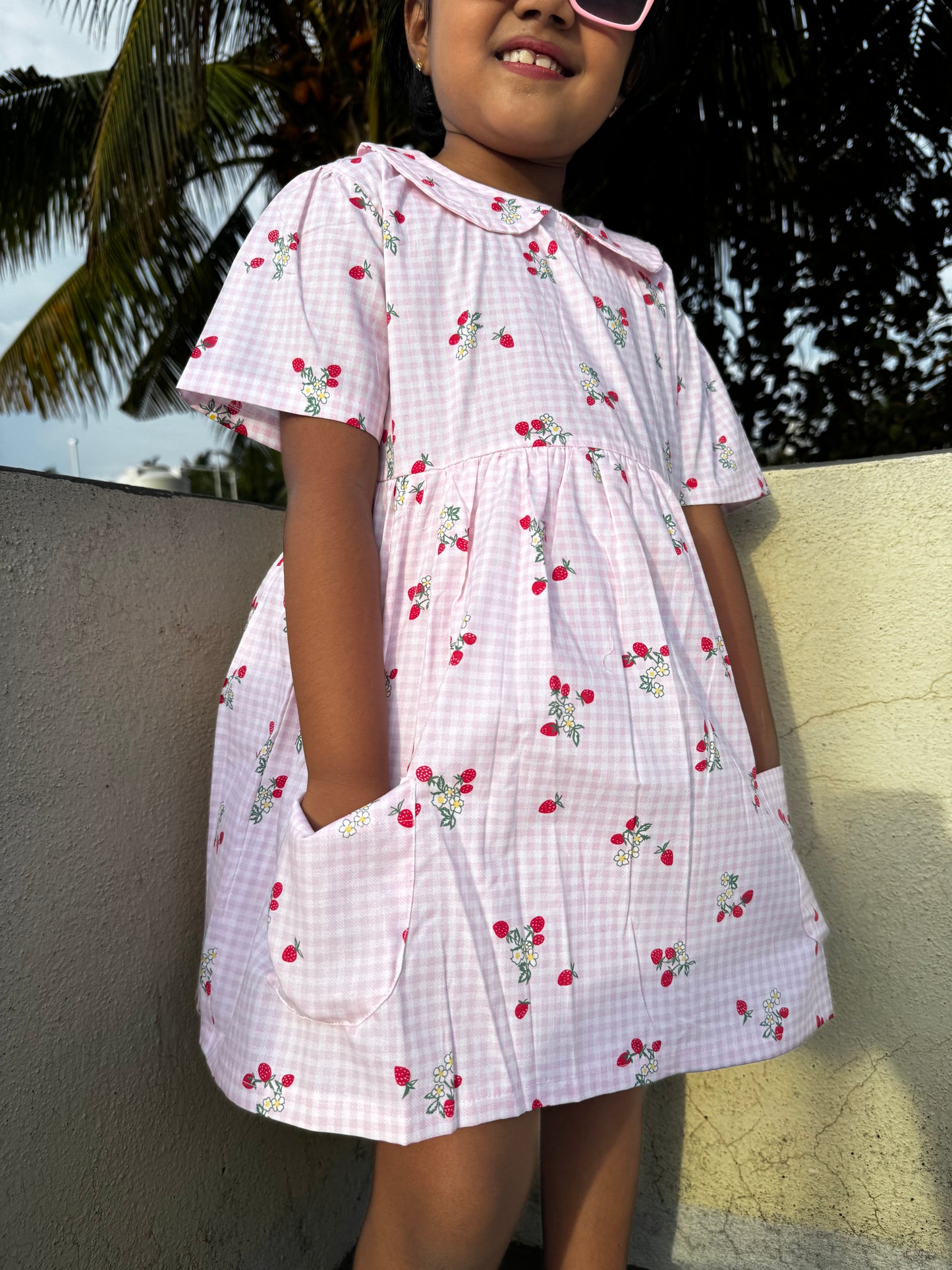 Girls Casual Short Frocks