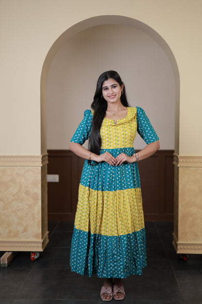 Premium Cotton Blend Flex Fabric  Maxi with Cotton lining FC0150
