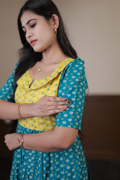 Premium Cotton Blend Flex Fabric  Maxi with Cotton lining FC0150