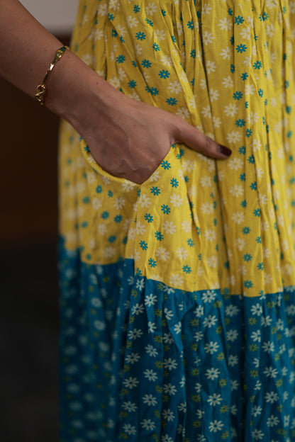 Premium Cotton Blend Flex Fabric  Maxi with Cotton lining FC0149