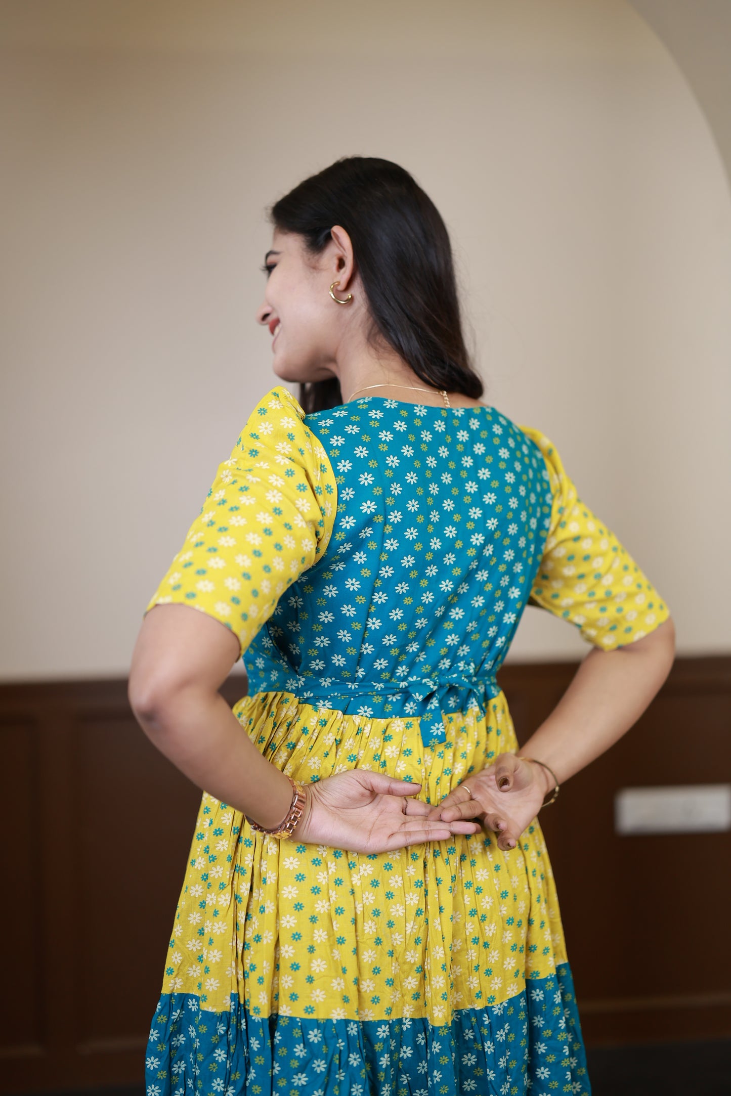 Premium Cotton Blend Flex Fabric  Maxi with Cotton lining FC0149