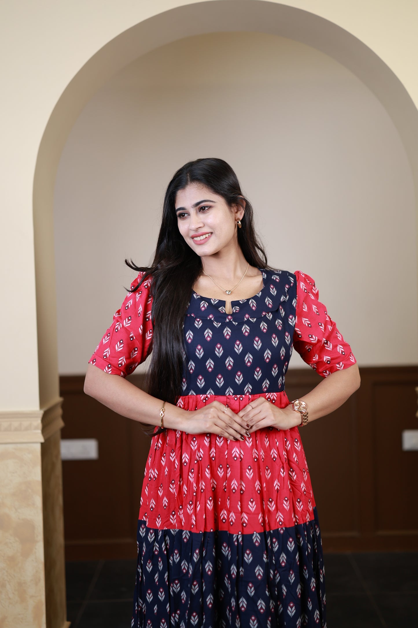 Premium Cotton Blend Flex Fabric  Maxi with Cotton lining FC0148