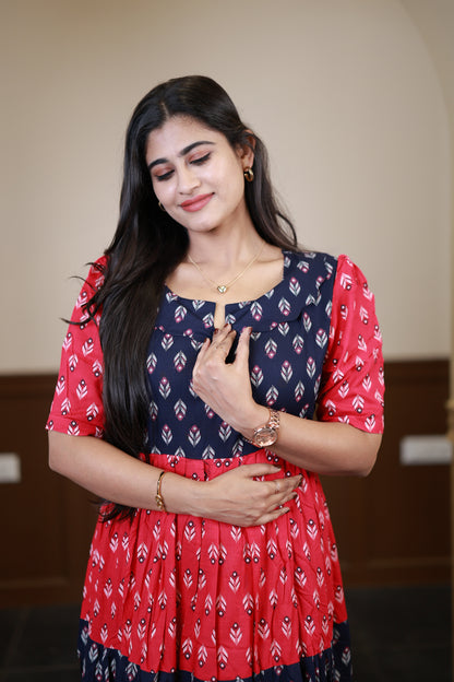 Premium Cotton Blend Flex Fabric  Maxi with Cotton lining FC0148
