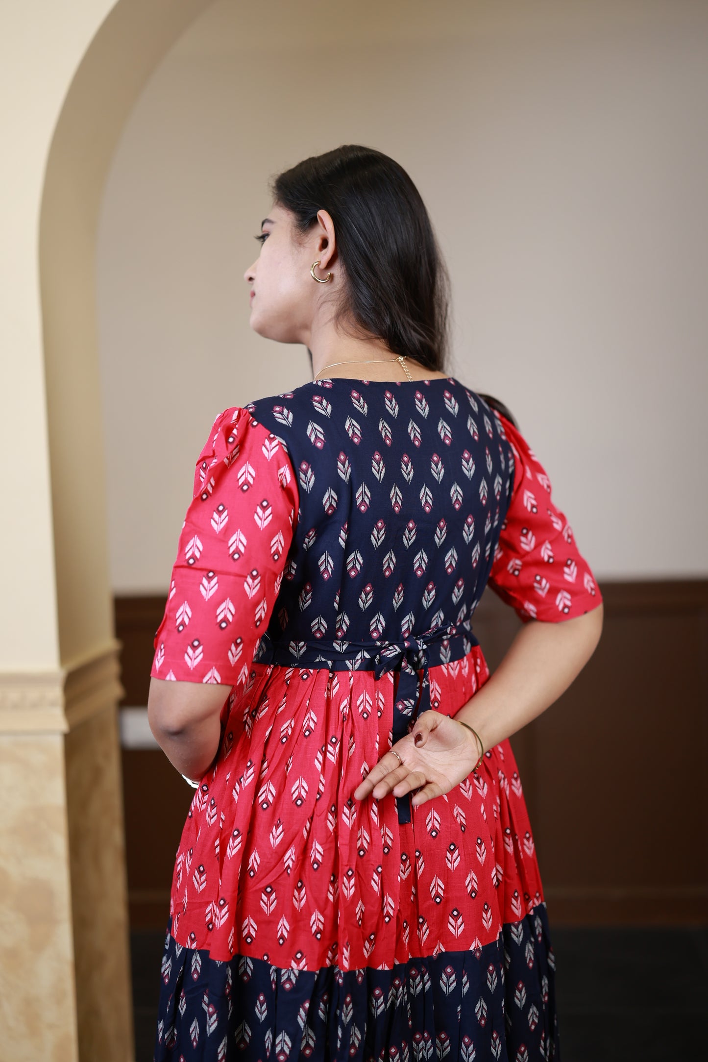 Premium Cotton Blend Flex Fabric  Maxi with Cotton lining FC0148