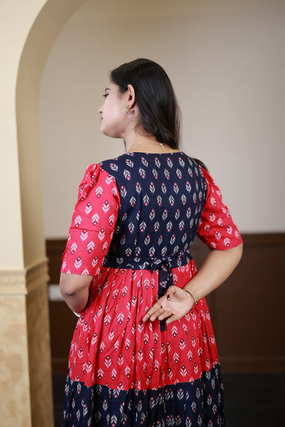 Premium Cotton Blend Flex Fabric  Maxi with Cotton lining FC0148