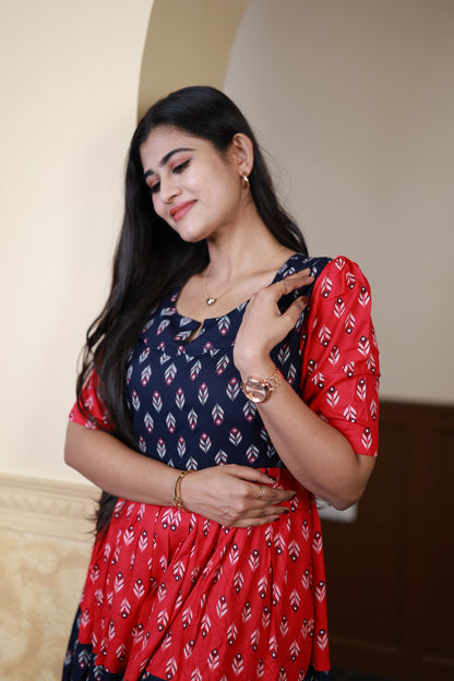 Premium Cotton Blend Flex Fabric  Maxi with Cotton lining FC0148