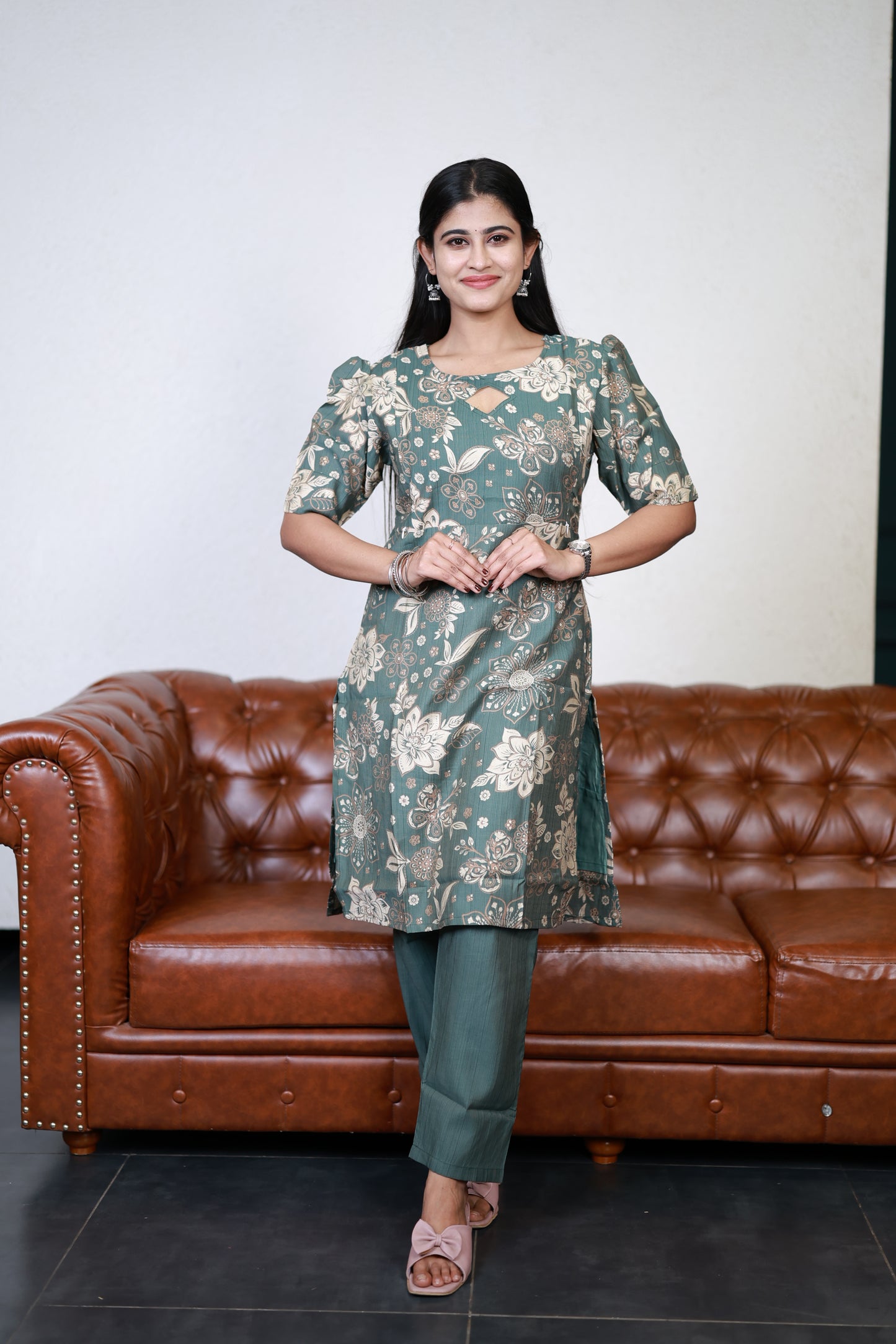 Feeding Vatican Printed Top and bottom Set(with Lining)FC0114