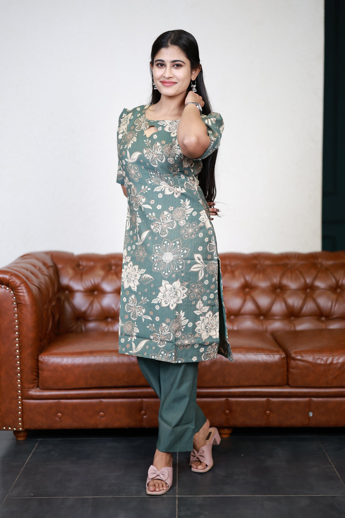 Feeding Vatican Printed Top and bottom Set(with Lining)FC0114