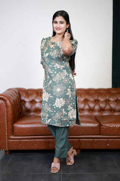 Feeding Vatican Printed Top and bottom Set(with Lining)FC0114