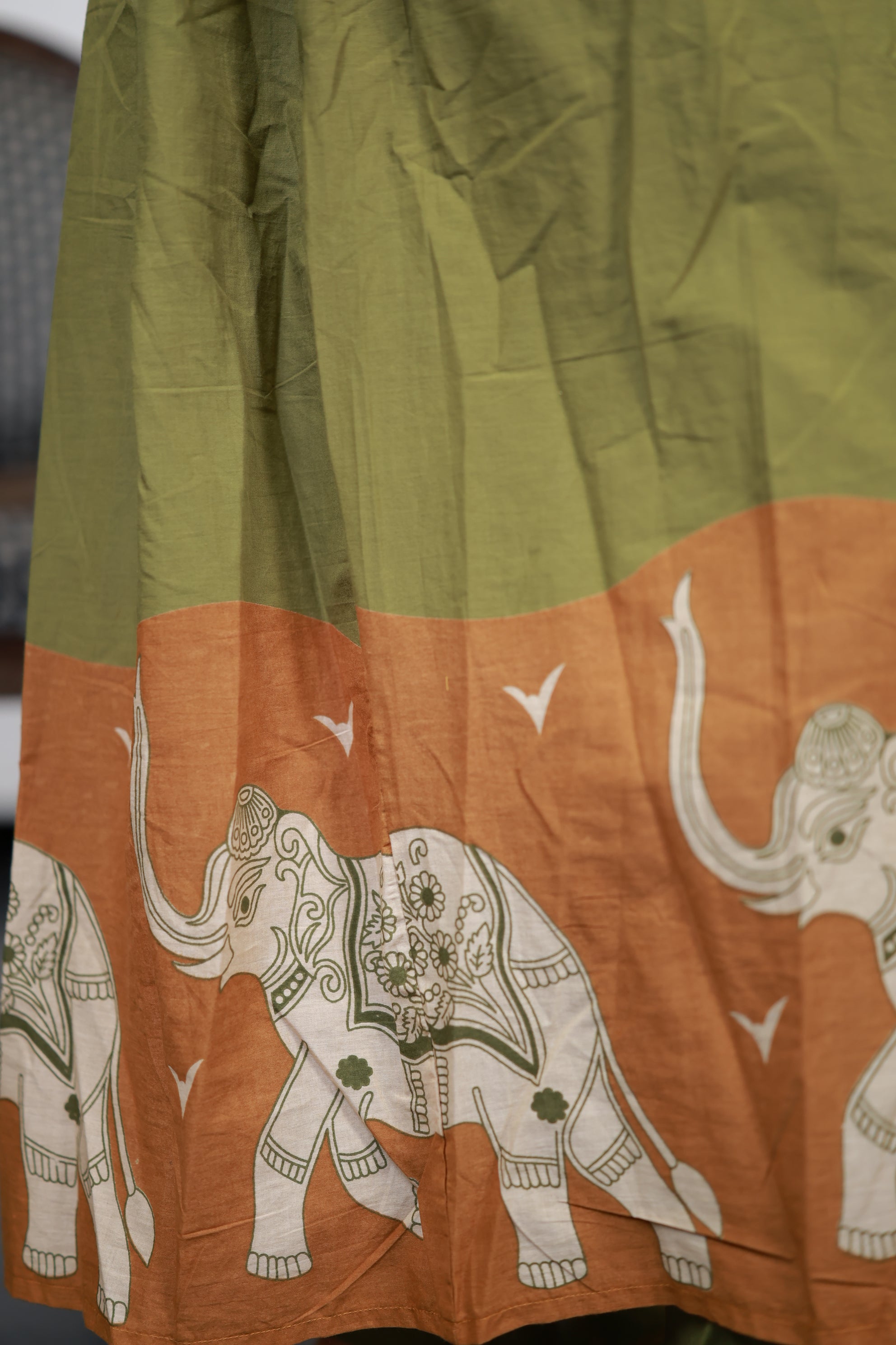 Premium Cotton Anarkali Salwar Set-(Top,Bottom,Duppatta)- Feeding/Non Feeding