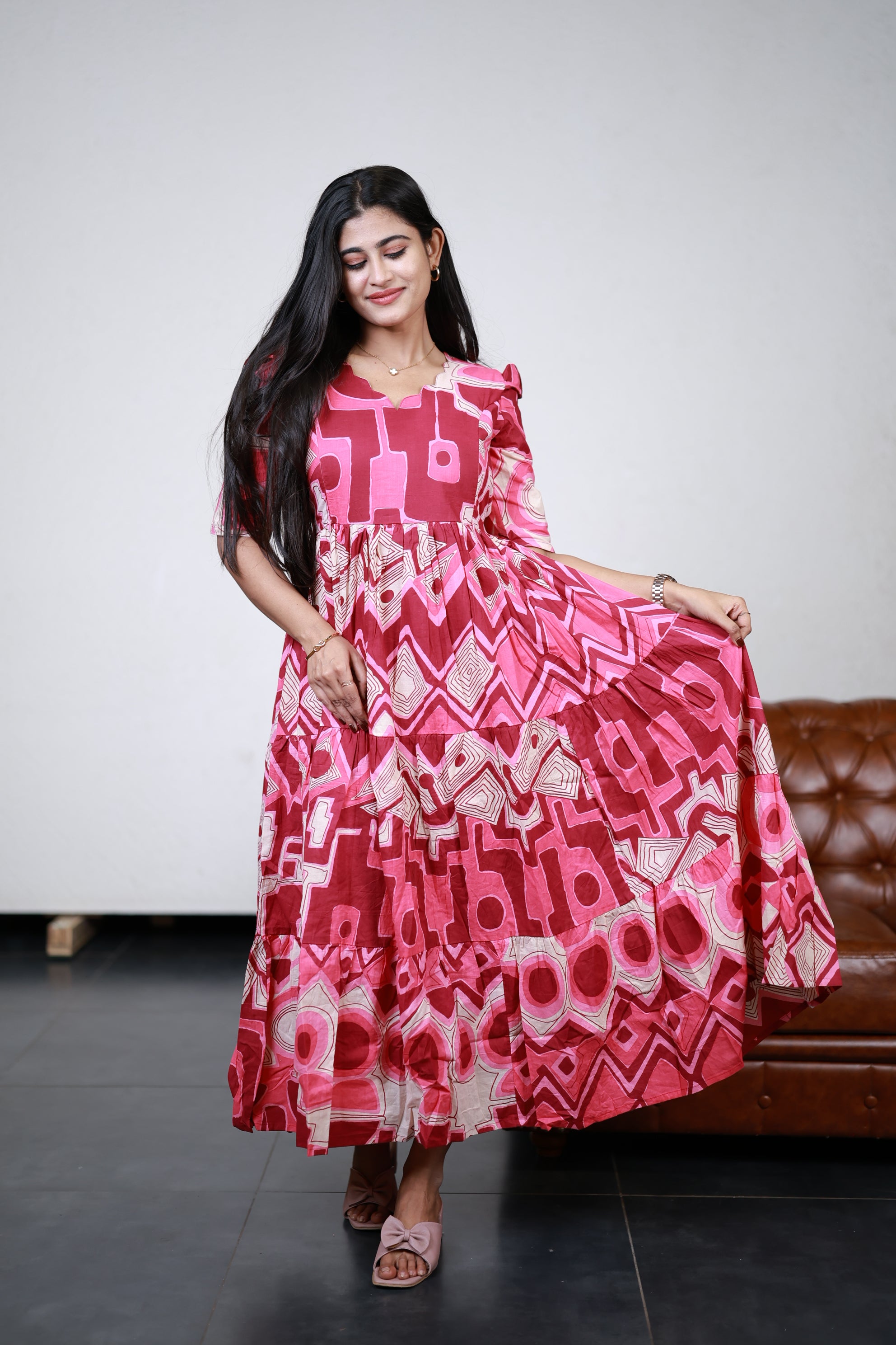 Premium Cotton Maxi ( with cotton Lining ) Feeding/Non Feeding