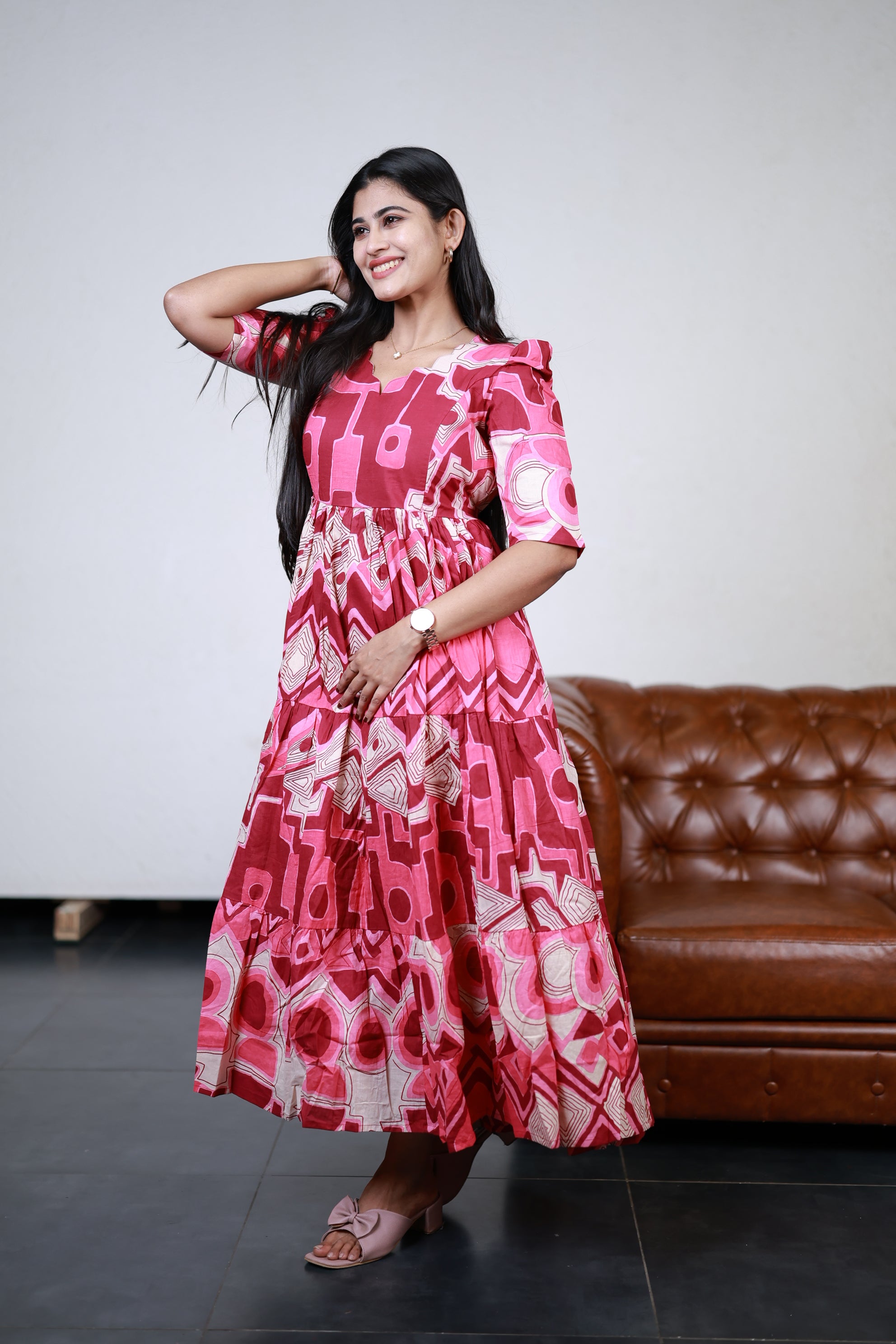 Premium Cotton Maxi ( with cotton Lining ) Feeding/Non Feeding